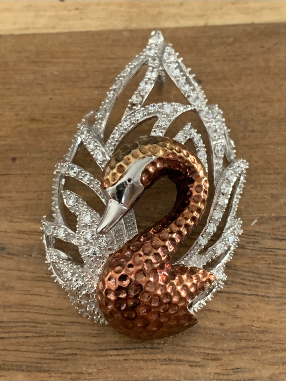 Sterling Silver Swan Pendant